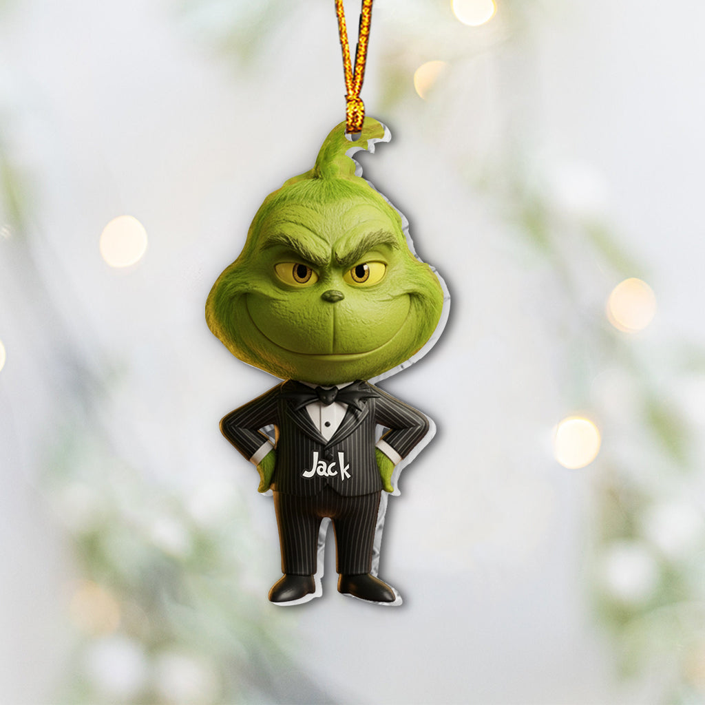 Christmas Friends Green Nightmare - Personalized Stole Christmas Ornament