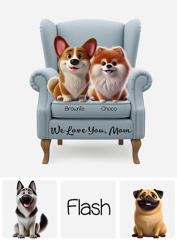 Meilleure maman de chien au monde - Plaque acrylique personnalisée en forme de chien