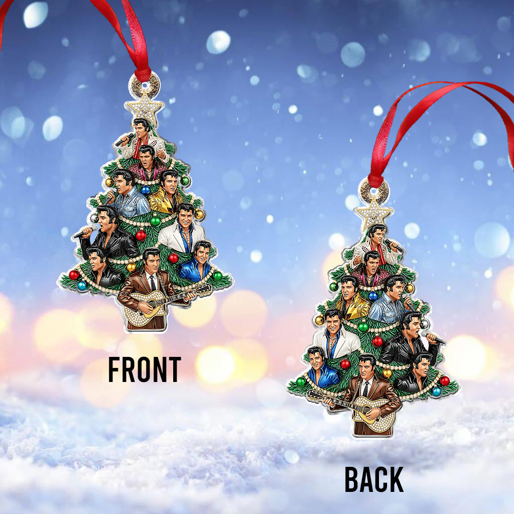 Amazing Christmas Tree - Personalized King of Rock and Roll Ornament
