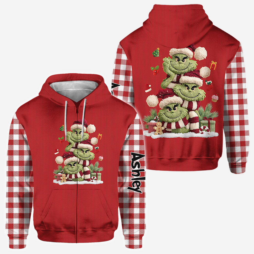 Merry Christmas - Personalized Stole Christmas All Over Shirt