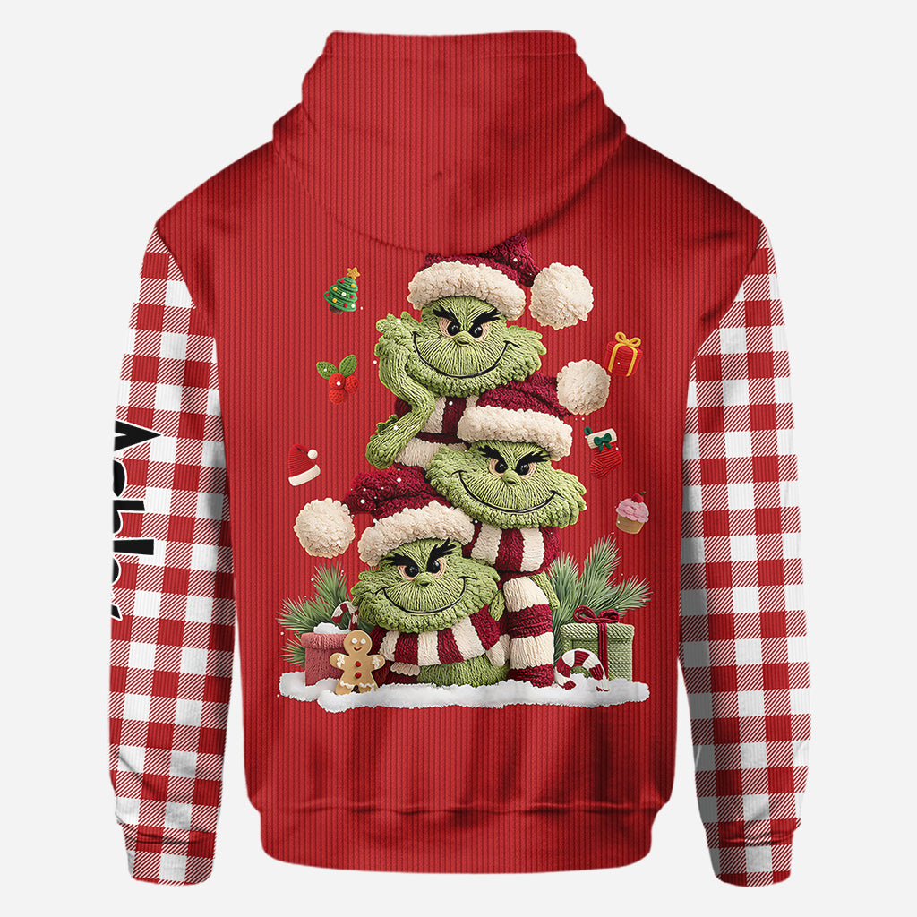 Merry Christmas - Personalized Stole Christmas All Over Shirt