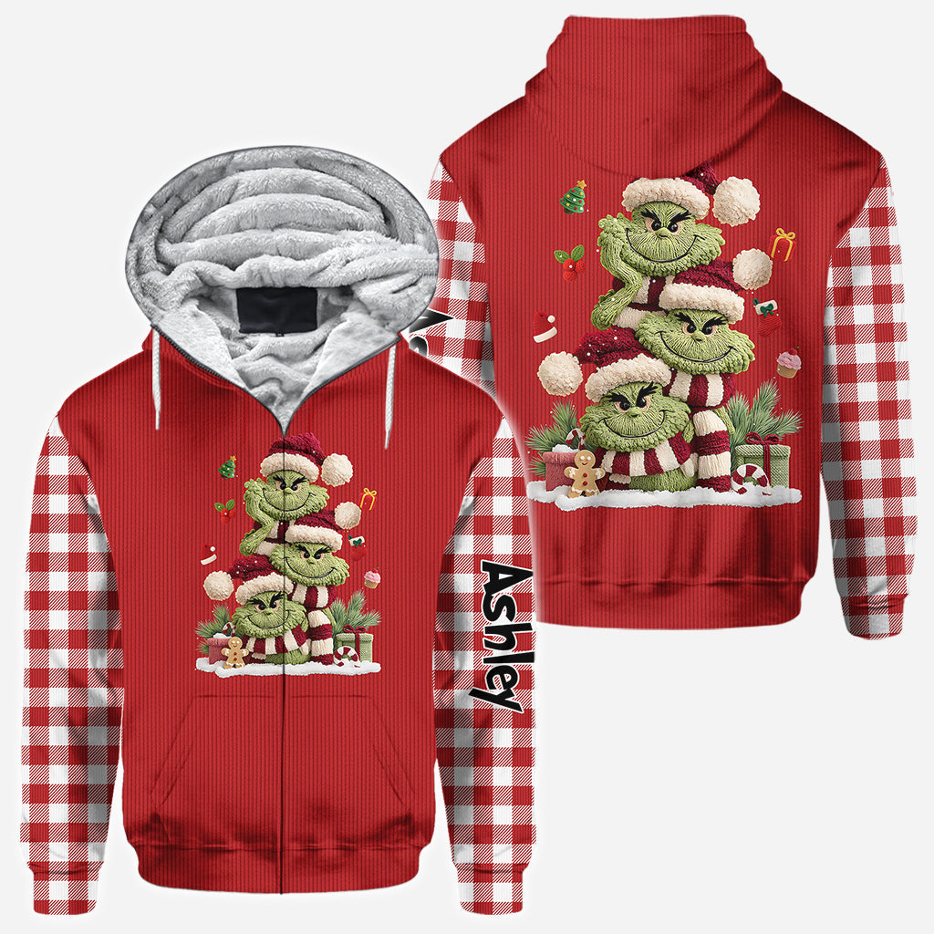 Merry Christmas - Personalized Stole Christmas All Over Shirt