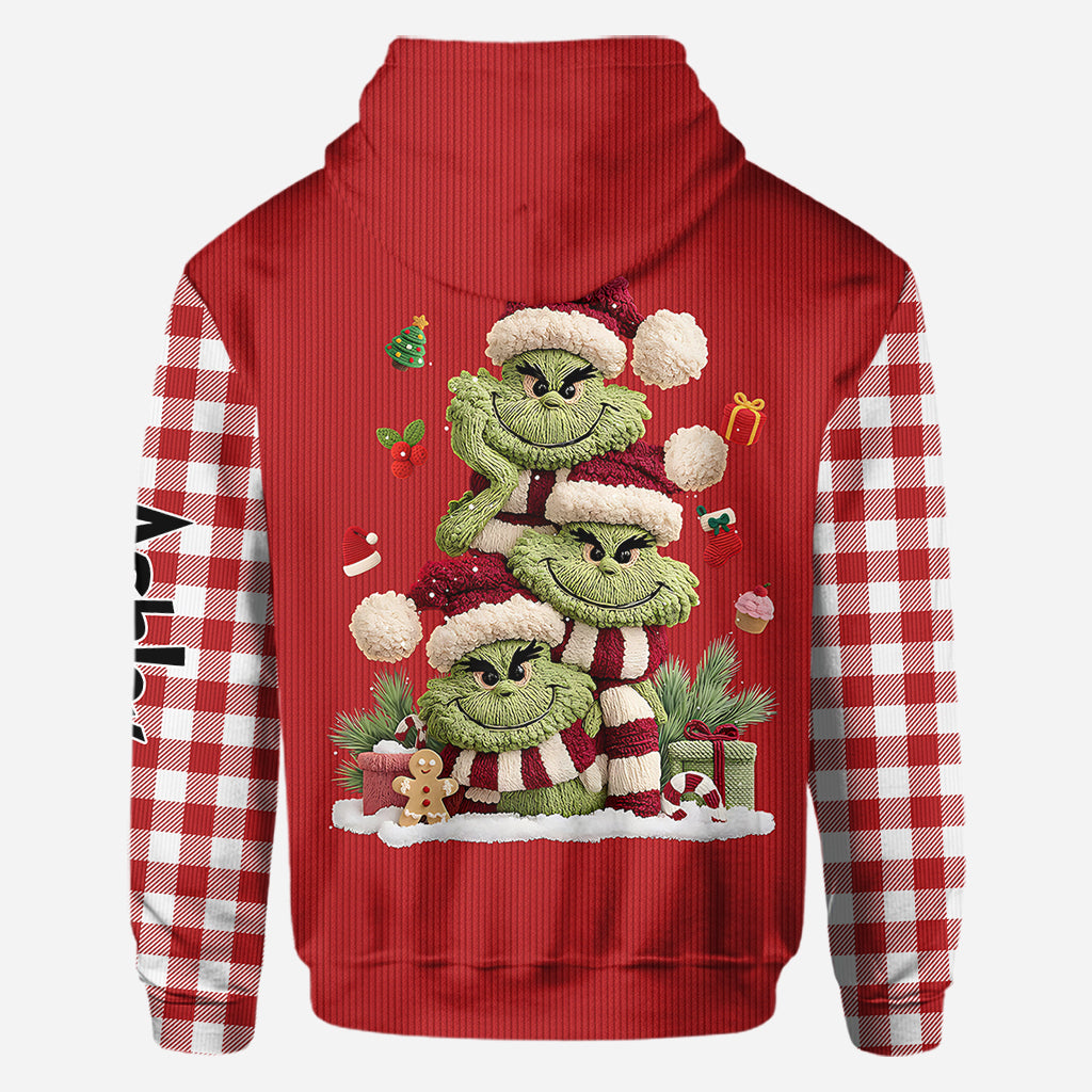 Merry Christmas - Personalized Stole Christmas All Over Shirt