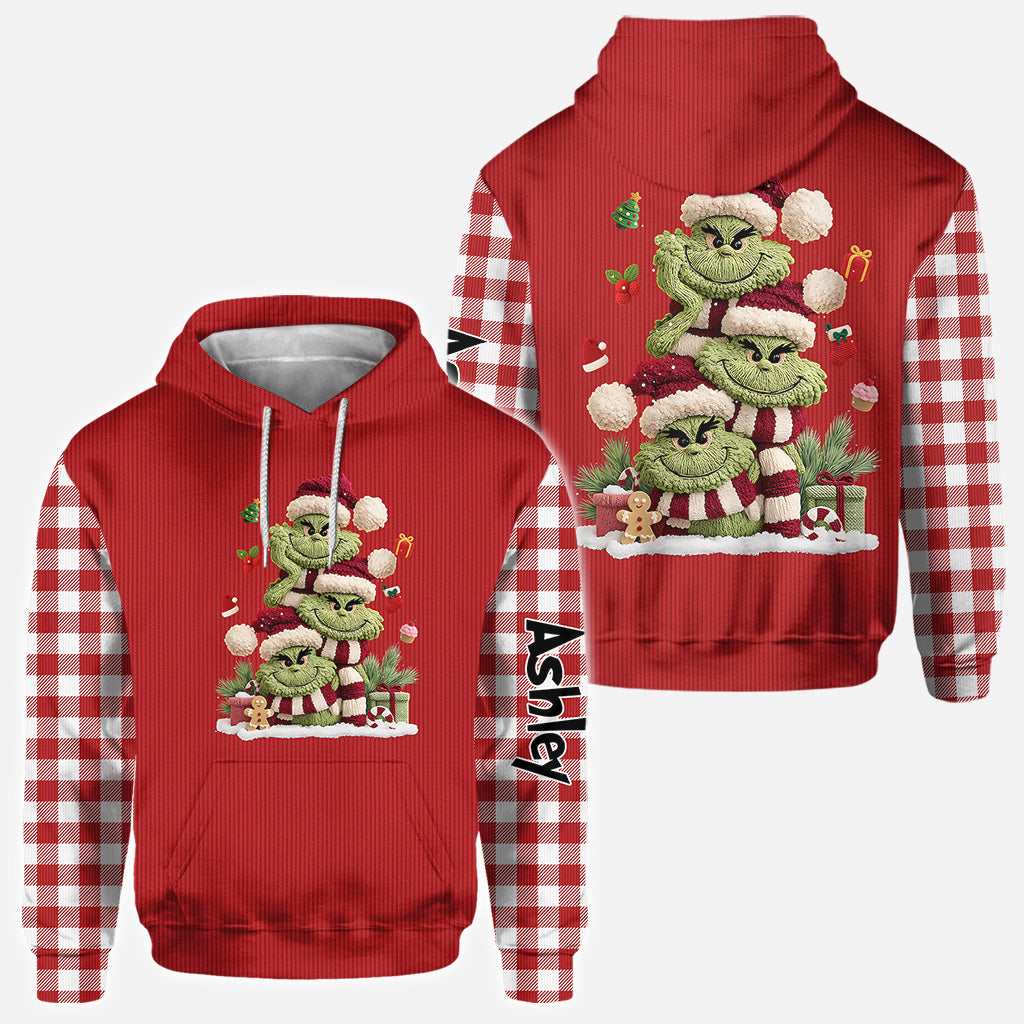 Merry Christmas - Personalized Stole Christmas All Over Shirt