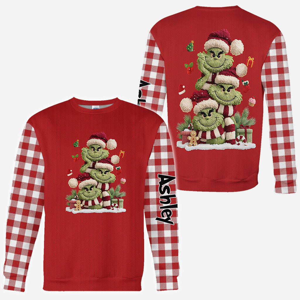 Merry Christmas - Personalized Stole Christmas All Over Shirt