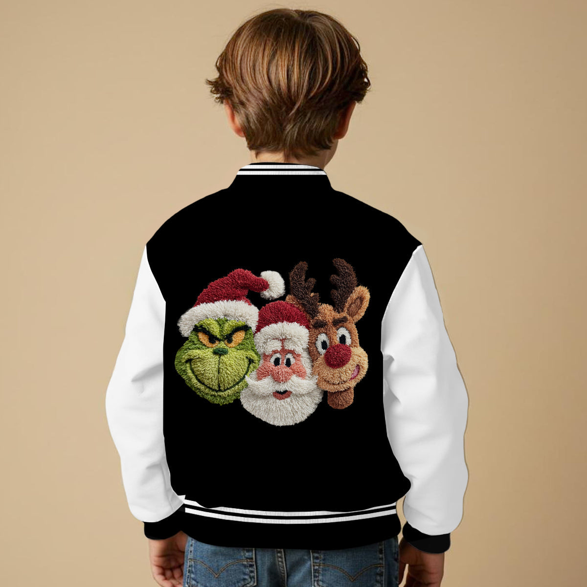 Merry Christmas - Personalized Stole Christmas Varsity Jacket