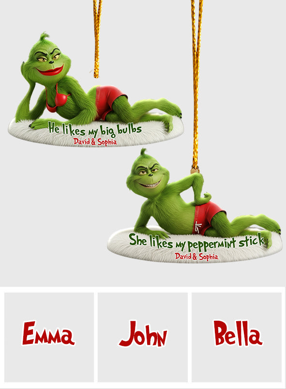 Christmas Couples Gift - Personalized Stole Christmas Ornament