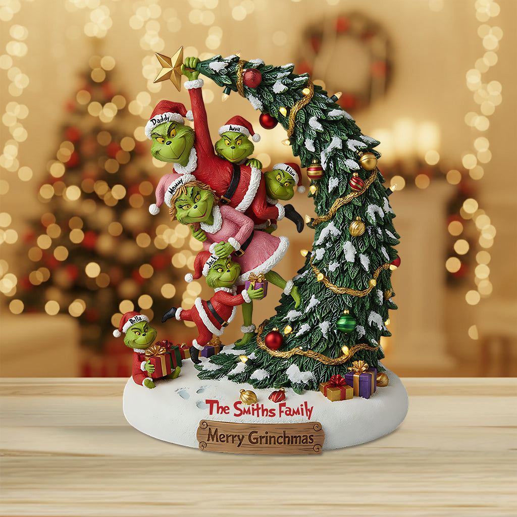 Family Gifts - Personalized Stole Christmas Custom Shaped Acrylic Plaque