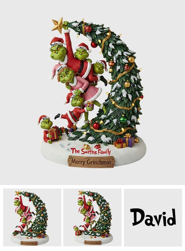 Family Gifts - Personalized Stole Christmas Custom Shaped Acrylic Plaque