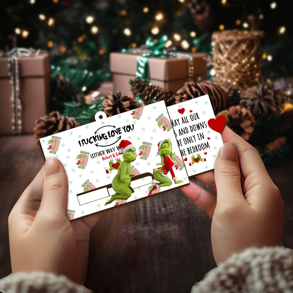 Grinch Christmas - Personalized Stole Christmas Sliding Ornament