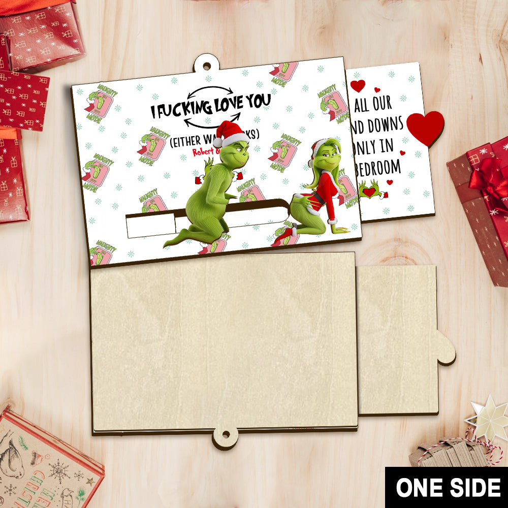 Grinch Christmas - Personalized Stole Christmas Sliding Ornament