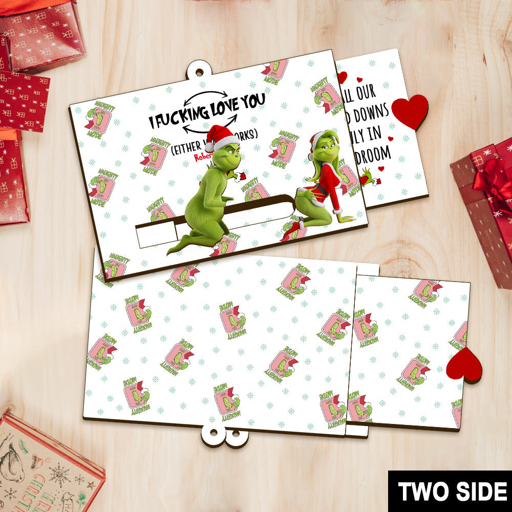 Grinch Christmas - Personalized Stole Christmas Sliding Ornament