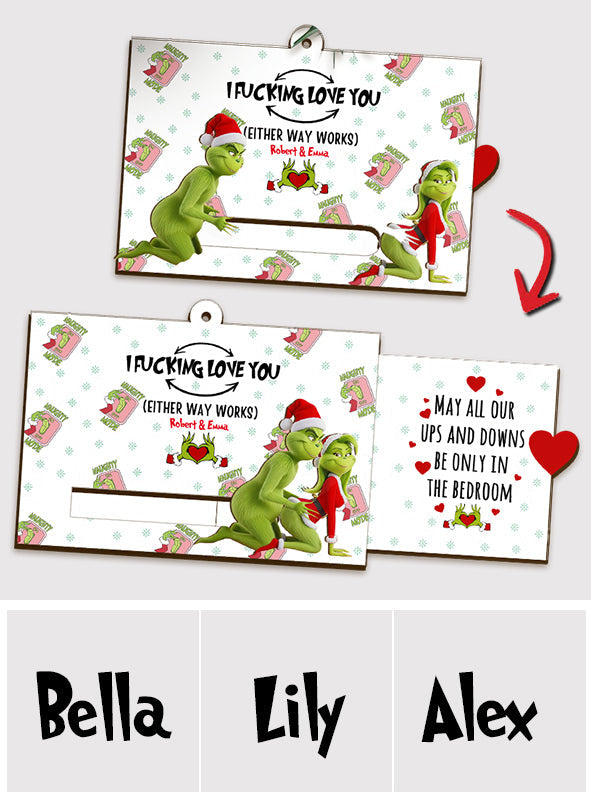 Grinch Christmas - Personalized Stole Christmas Sliding Ornament