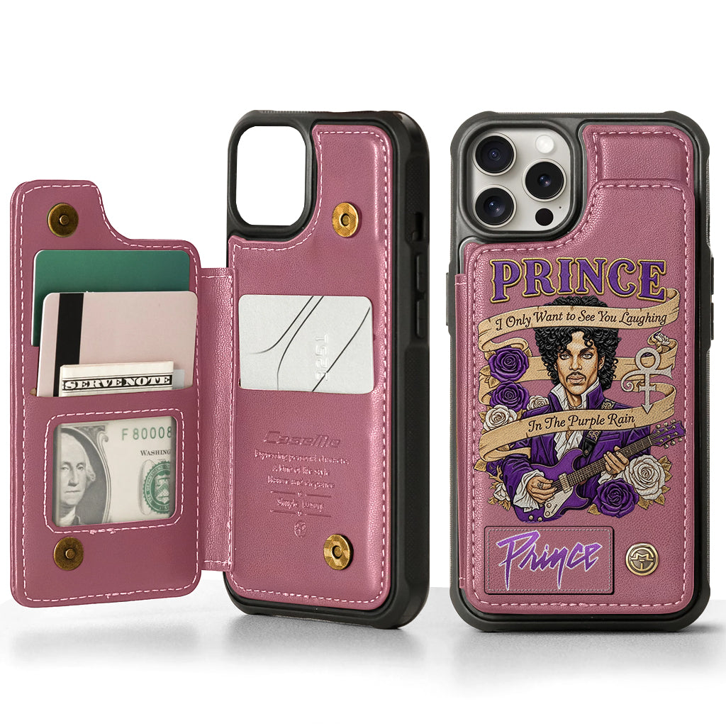 Purple Rain - Wallet Phone Case