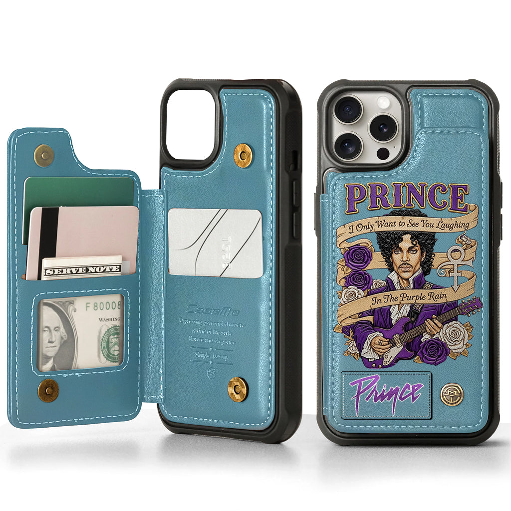 Purple Rain - Wallet Phone Case