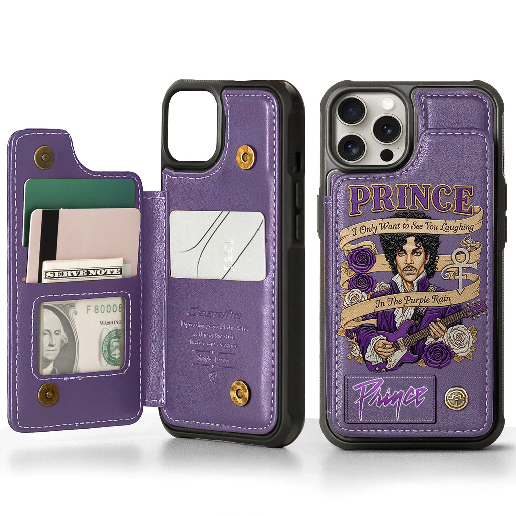 Purple Rain - Wallet Phone Case