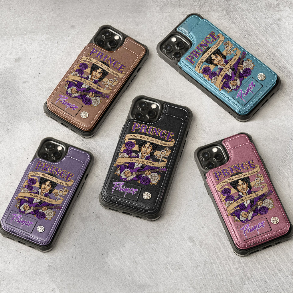 Purple Rain - Wallet Phone Case