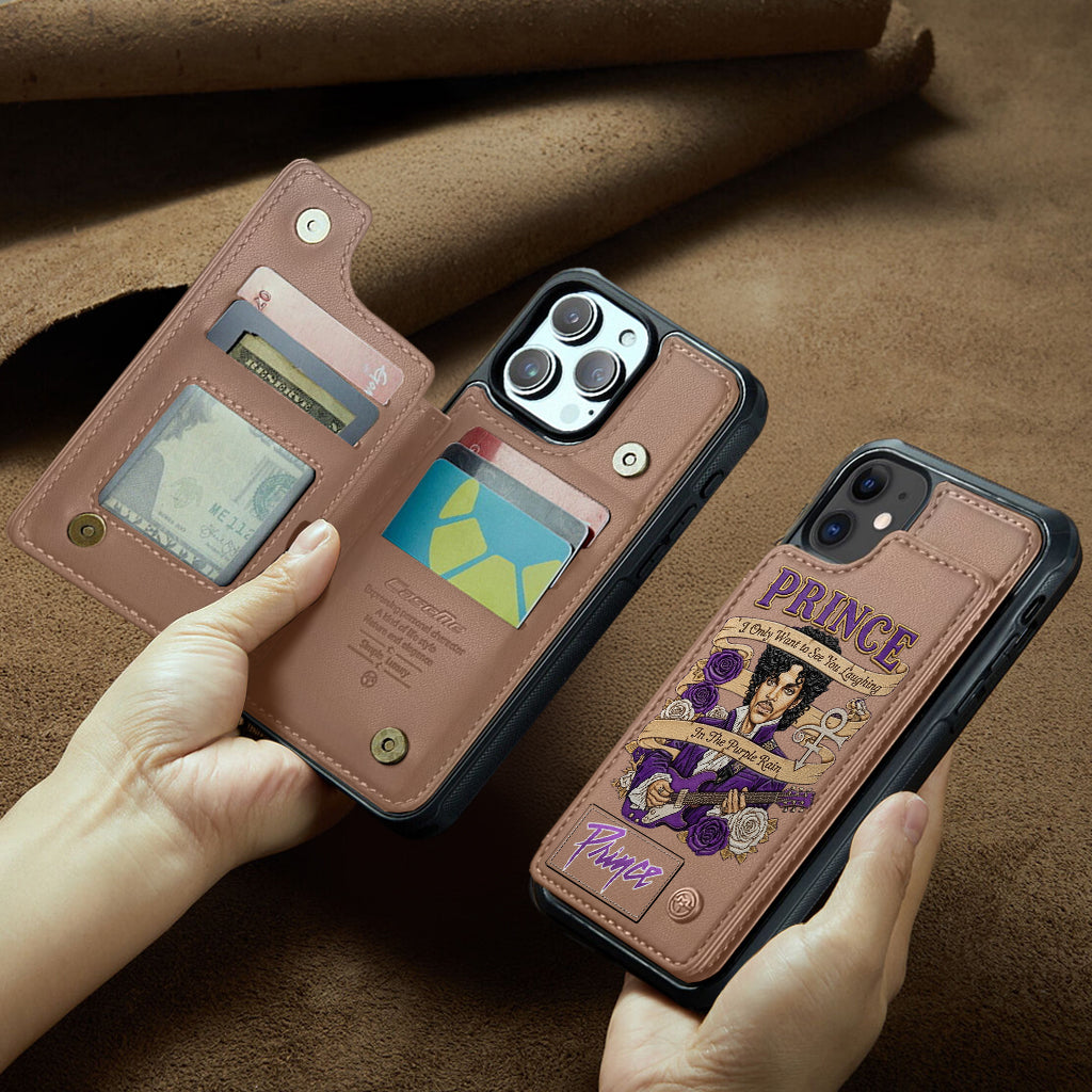 Purple Rain - Wallet Phone Case