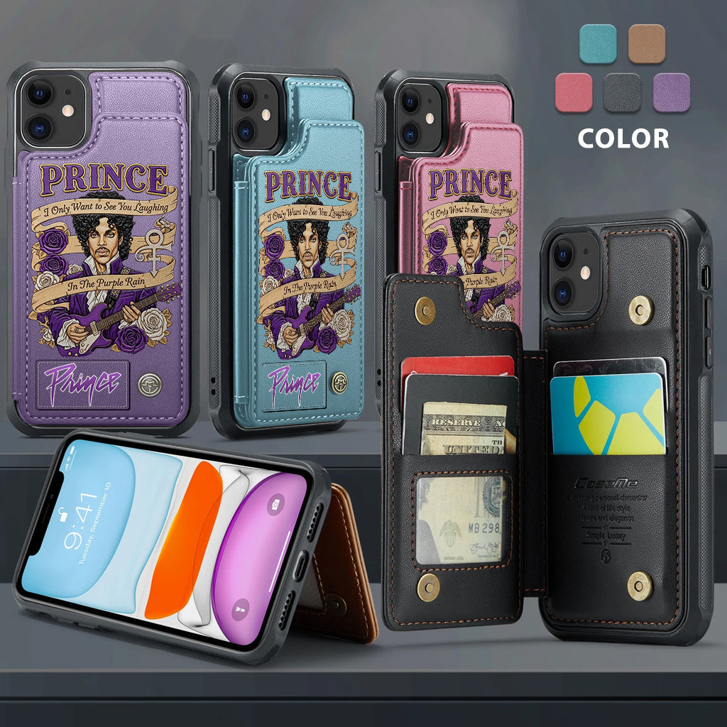 Purple Rain - Wallet Phone Case