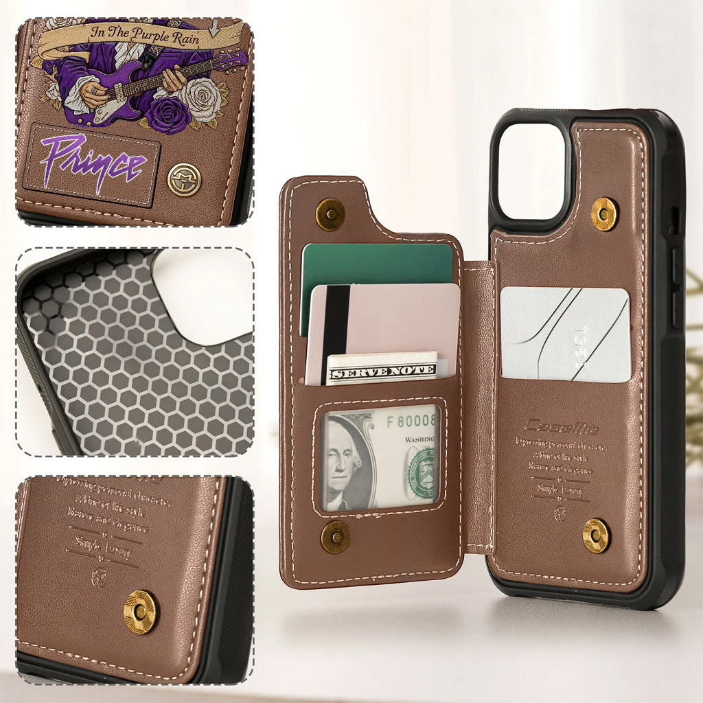 Purple Rain - Wallet Phone Case
