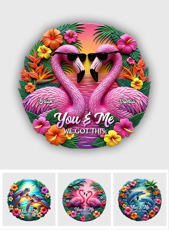 On gère ça - Panneau en bois personnalisé pour couple