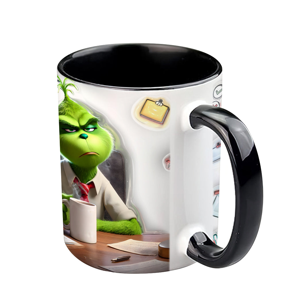 Work Forecast - Personalized Stole Christmas Accent Mug