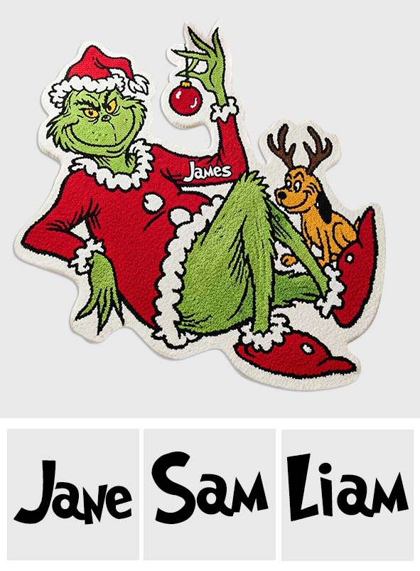 Merry Christmas - Personalized Stole Christmas Non-Slip Tufted Rug