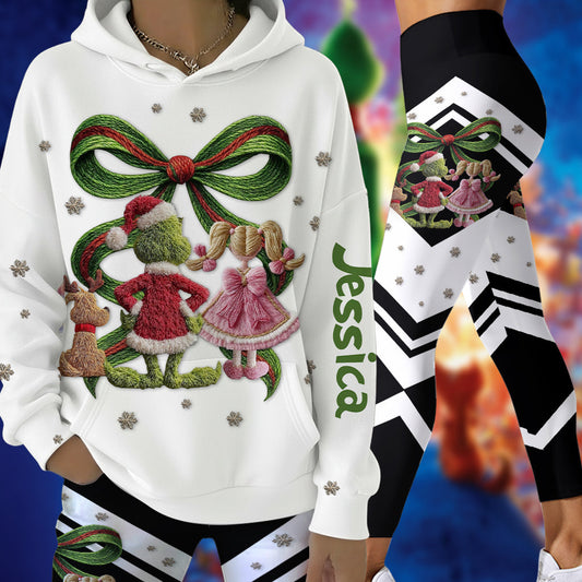 Merry Christmas - Personalized Stole Christmas Hoodie and Leggings
