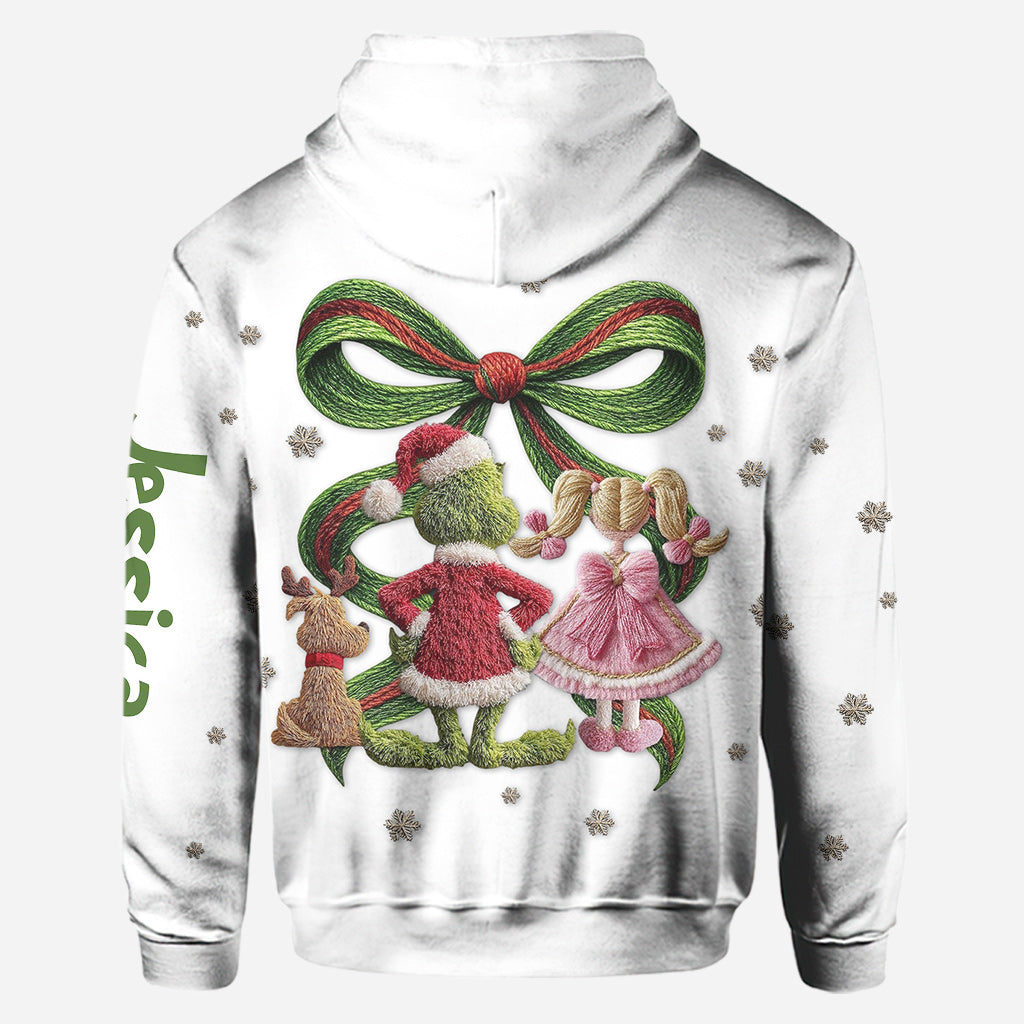 Merry Christmas - Personalized Stole Christmas Hoodie and Leggings