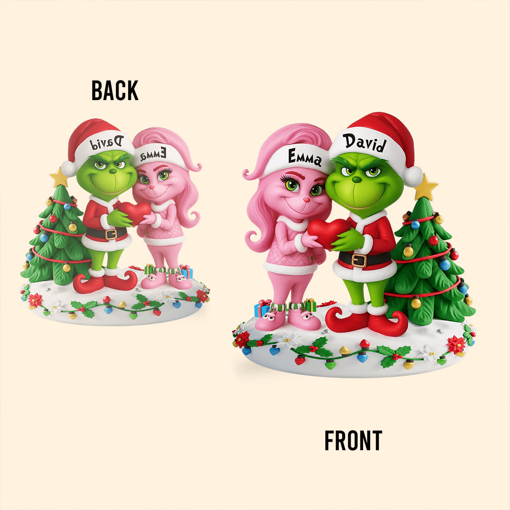 Merry Grinchmas - Personalized Stole Christmas Custom Shaped Acrylic Plaque