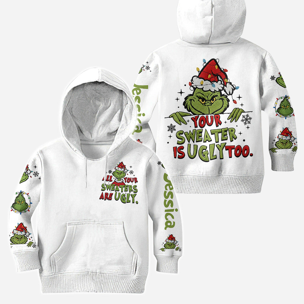 Your Sweater Is Ugly Too - Personalized Stole Christmas Hoodie and Leggings