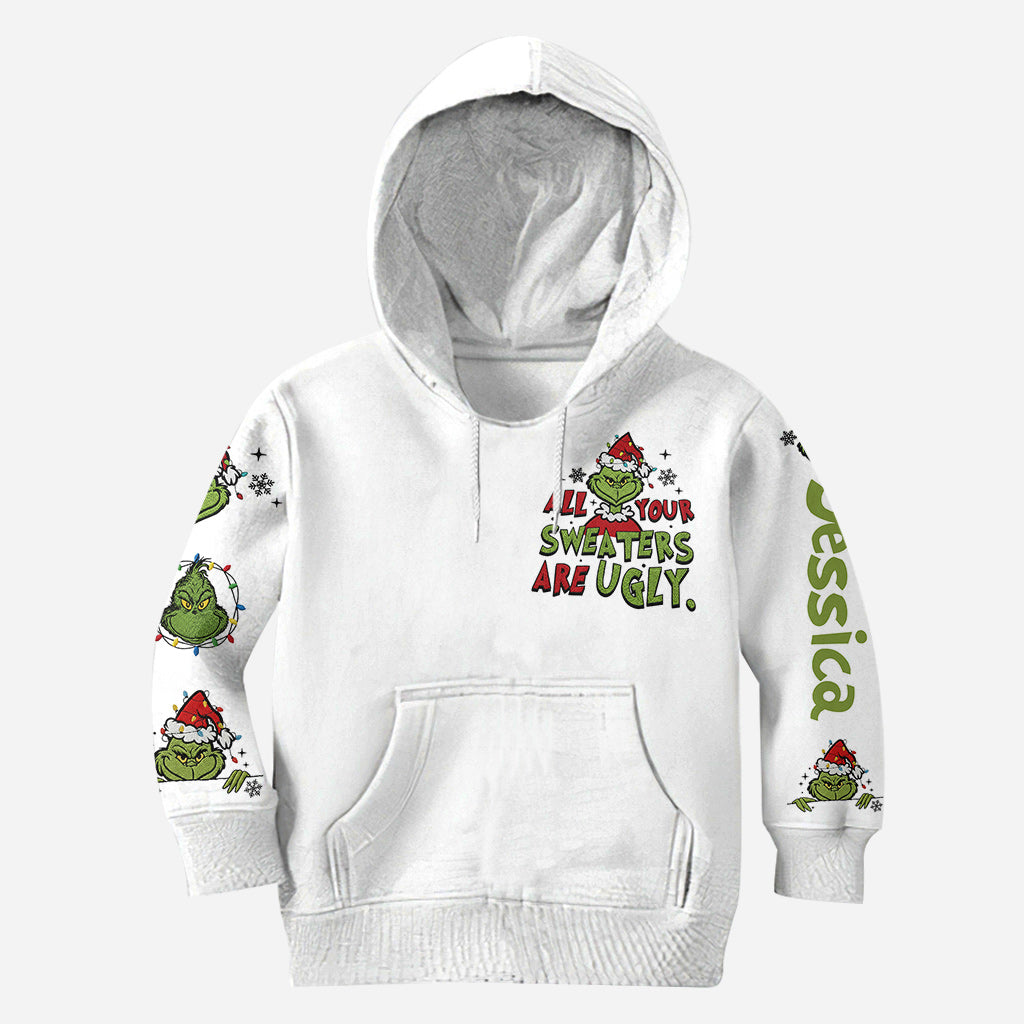 Your Sweater Is Ugly Too - Personalized Stole Christmas Hoodie and Leggings