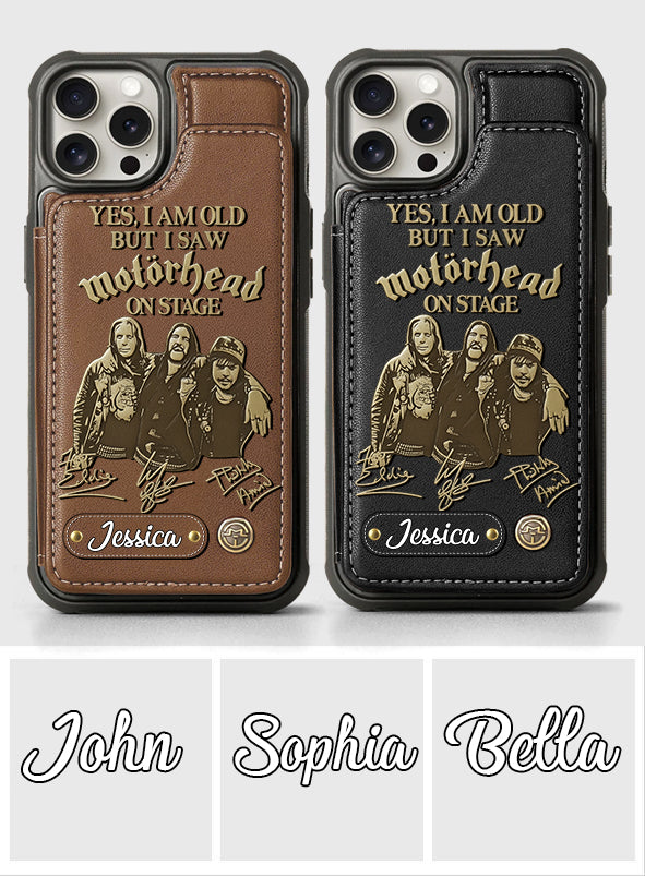 Motorhead on Stage - Personalized Music Band Wallet Phone Case