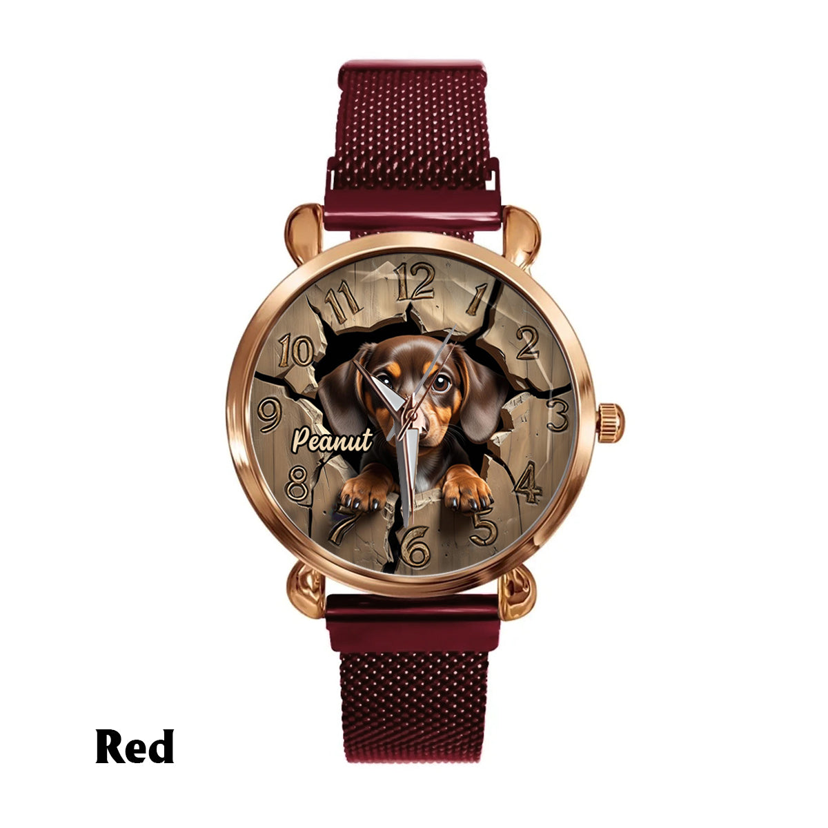 Dachshund Lover - Personalized Dog Women Hand Watch