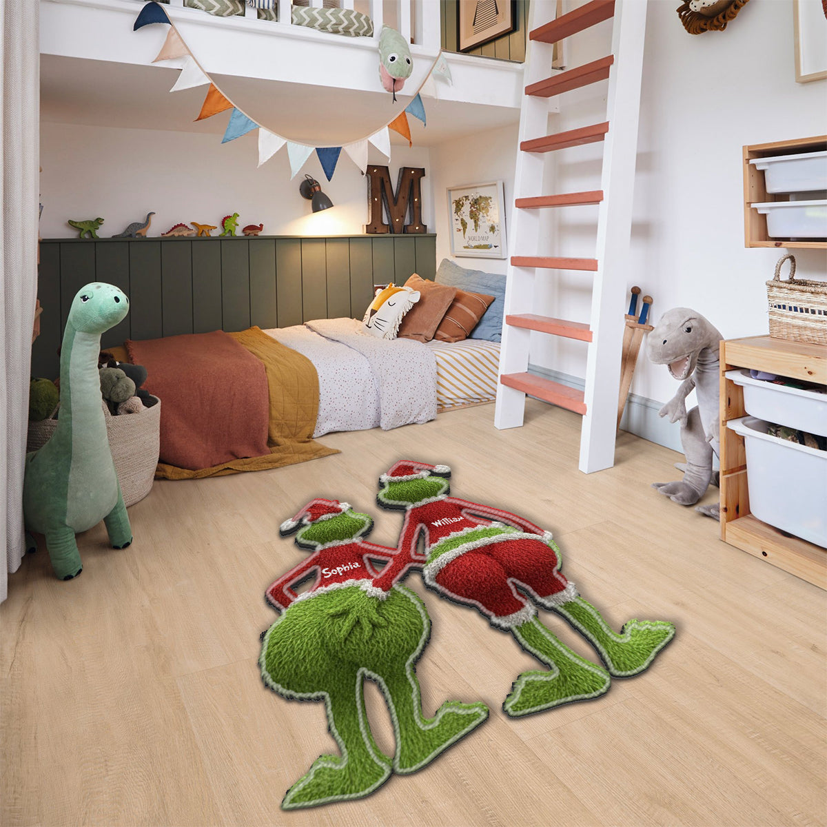 Christmas Movie Green Creature - Personalized Stole Christmas Non-Slip Tufted Rug
