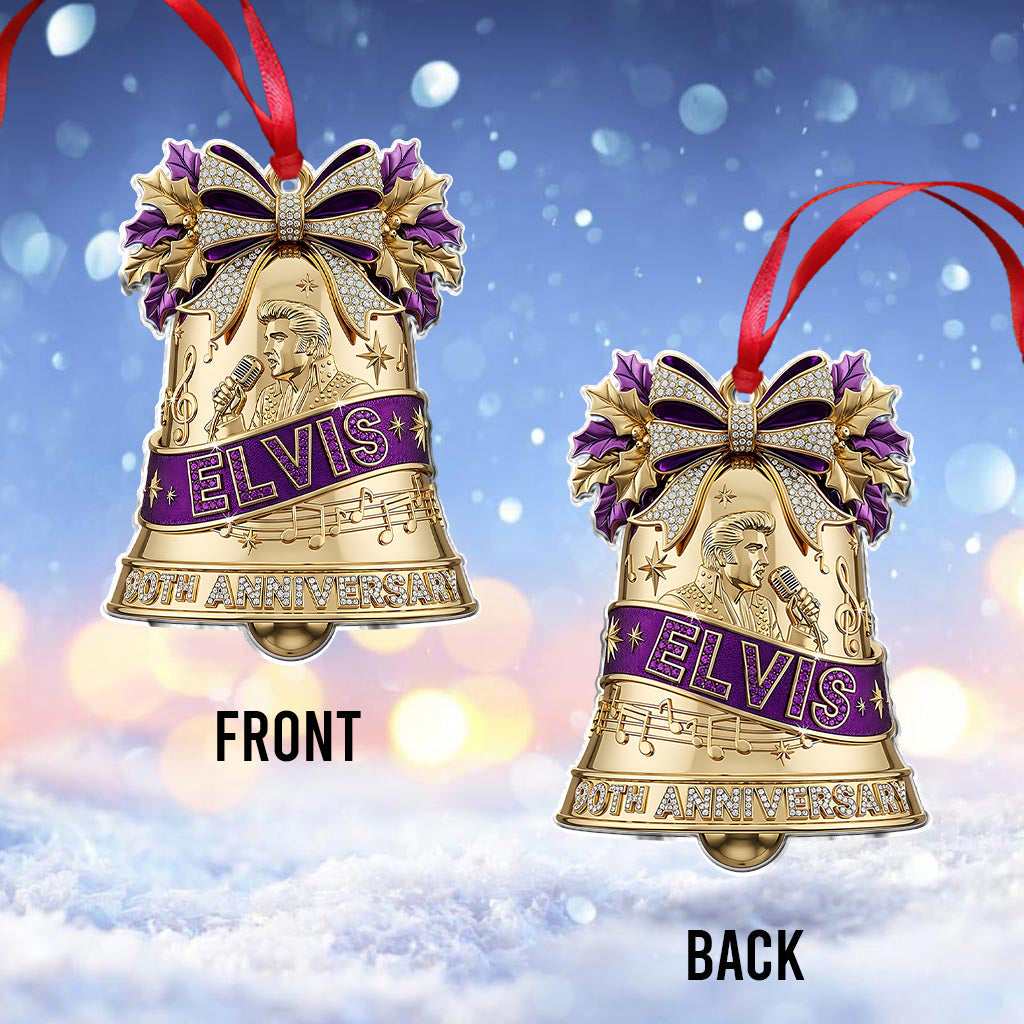 The King Of Rock N' Roll 90th Anniversary - Personalized King of Rock and Roll Ornament