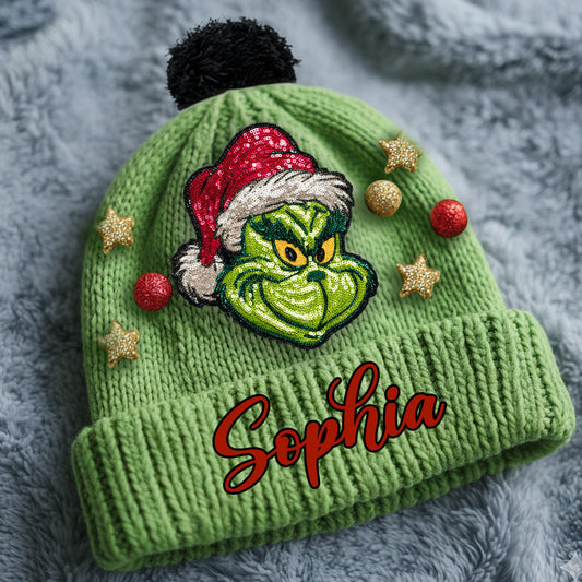 Ew People - Personalized Stole Christmas Beanie Hat