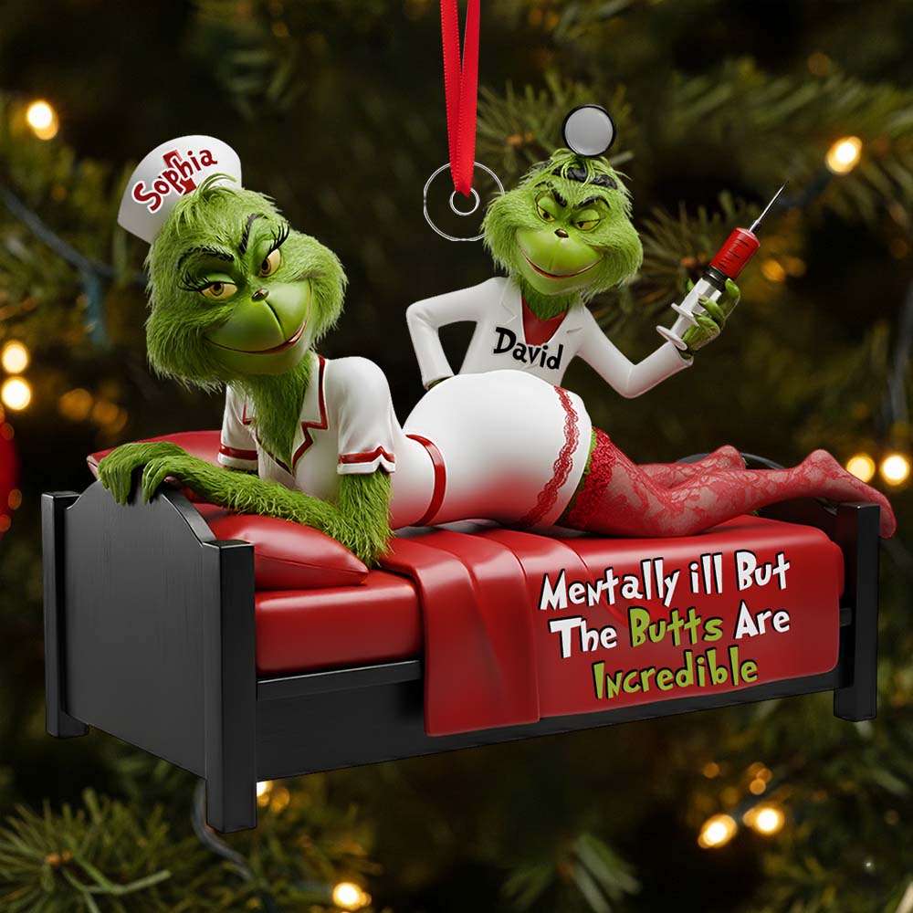 Christmas Couples Gift - Personalized Stole Christmas Ornament