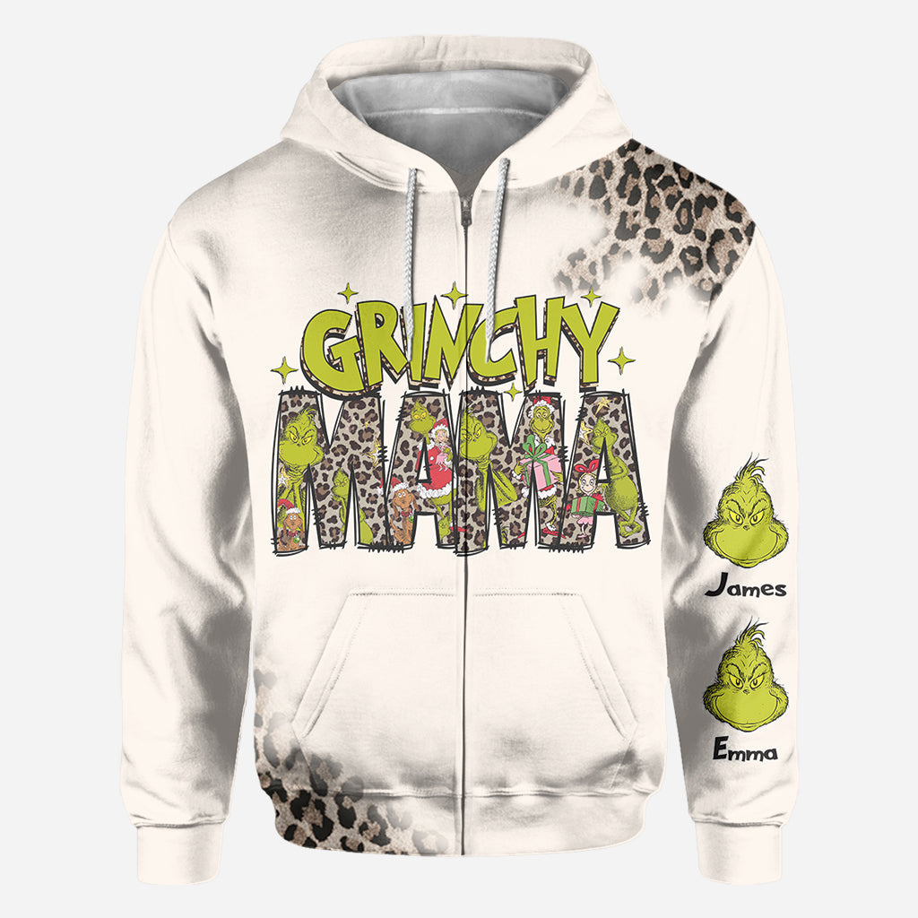 Grinchy Mama/ Nana - Personalized Stole Christmas All Over Shirt