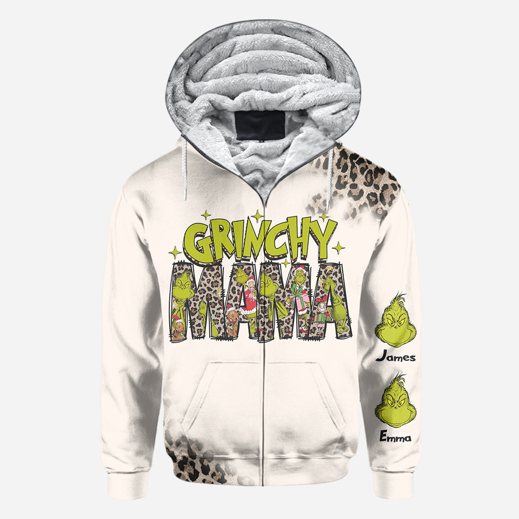 Grinchy Mama/ Nana - Personalized Stole Christmas All Over Shirt