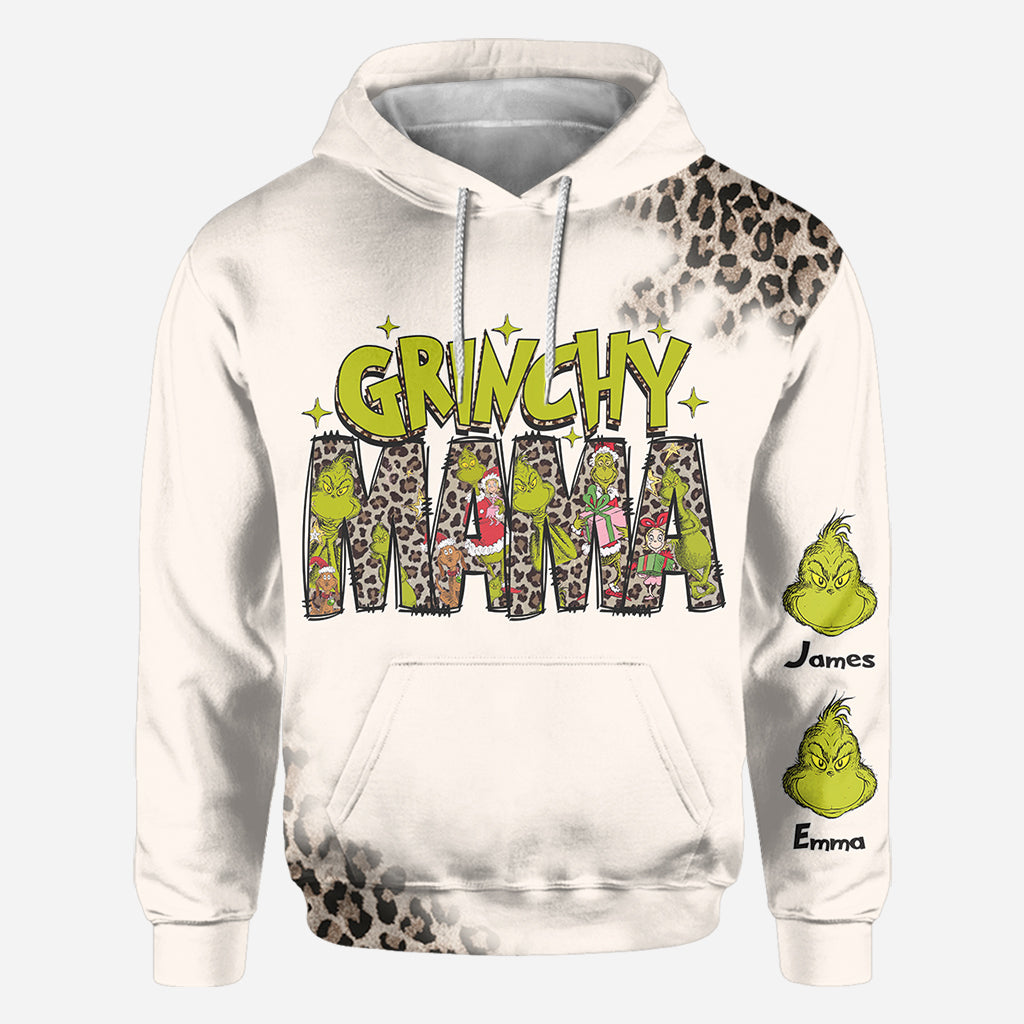 Grinchy Mama/ Nana - Personalized Stole Christmas All Over Shirt