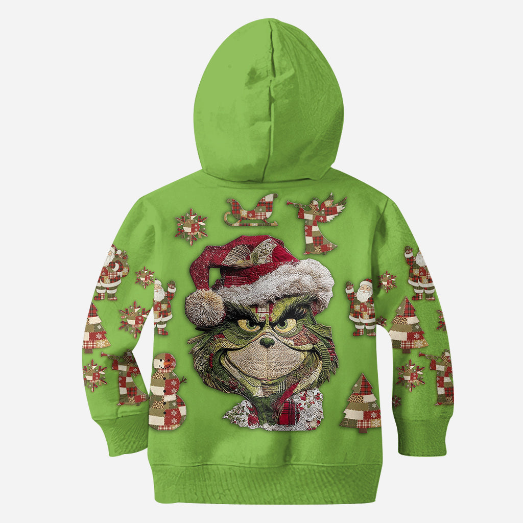 Green Patch - Personalized Stole Christmas Hoodie and Leggings