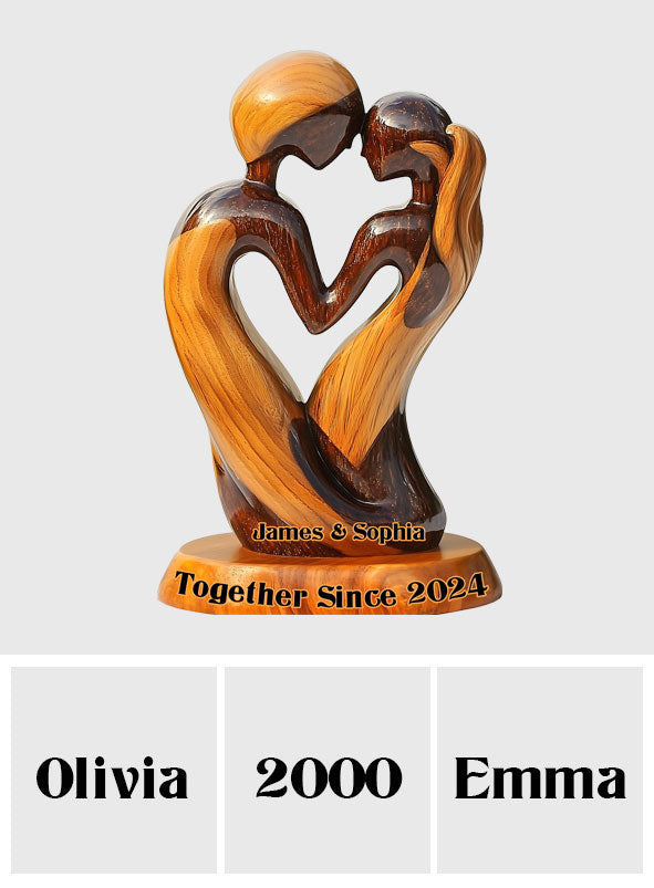 Toi et moi, on gère - Plaque acrylique personnalisée pour couple