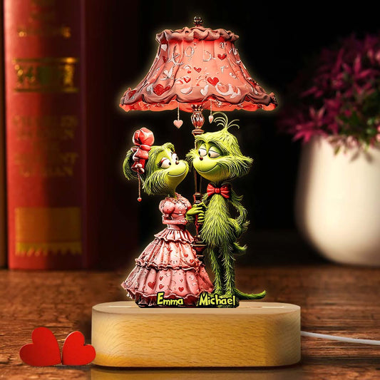 You And Me We Got This - Personalized Stole Christmas Shaped Plaque Light Base