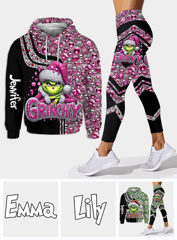 Merry Grinchmas - Personalized Stole Christmas Hoodie and Leggings