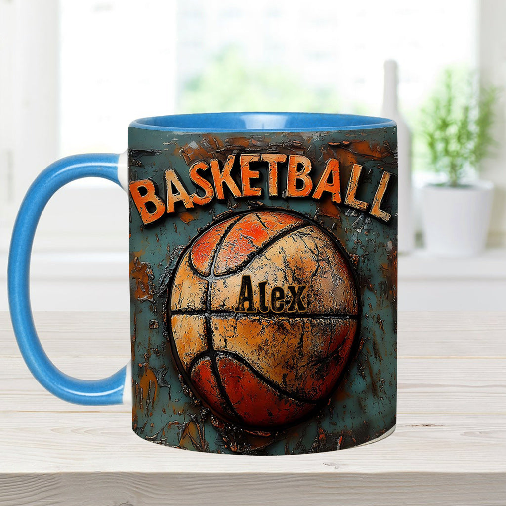 Mug personnalisé Basketball For Life - À l'effigie du basketball