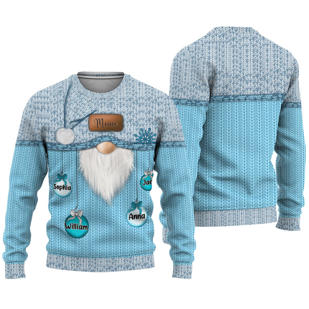 Best Grandma Ever - Personalized Grandma Ugly Sweater