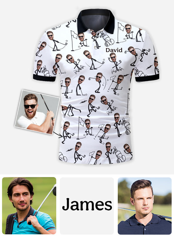 Cadeau pour papa, oncle, mari golfeur... - Polo de golf personnalisé