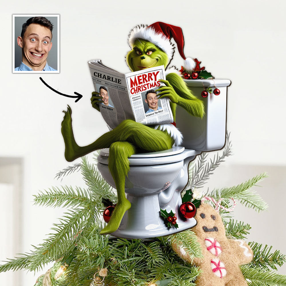 Merry Christmas - Personalized Stole Christmas Tree Topper