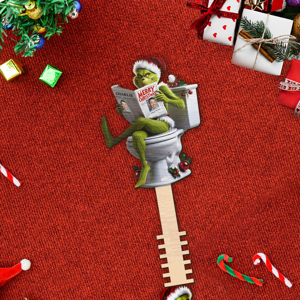 Merry Christmas - Personalized Stole Christmas Tree Topper